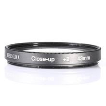 RISE(UK) 43mm Close-Up +2 Macro Lens Filter for Nikon Canon SLR DSLR Camera 2024 - buy cheap
