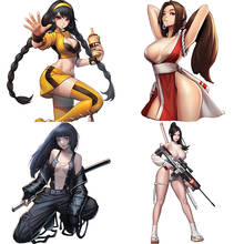 Pegatinas de Anime de Three Ratels CA15, calcomanía de pared Sexy de caza, Waifu, coche, bicicleta, motocicleta, para jugador de videojuegos 2024 - compra barato