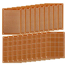 Perfboard-placa de circuito impreso de un solo lado, 20 unidades, de papel compuesto PCB (5 cm x 7 cm), Universal 2024 - compra barato