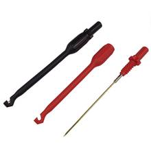 2 Automotive Test Lead Kit Power Probe Clip Hook 4mm Banana Tool Puncture Wire Multimeter Test Stick E7CA 2024 - buy cheap
