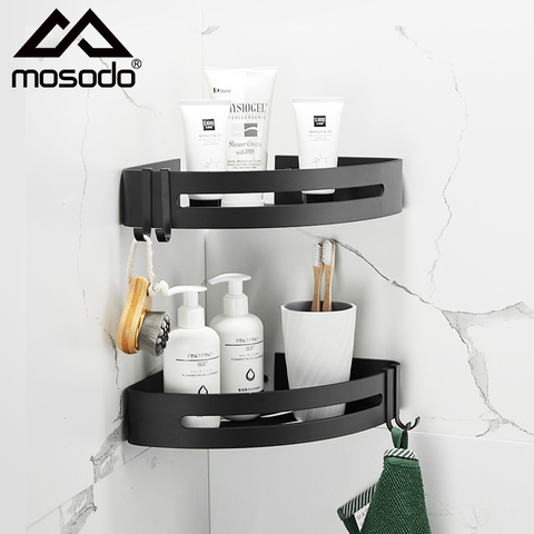 Mosodo Bathroom Shelf Organizer, Bathroom Shelf Wall Mounted Shampoo