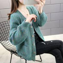 Women 2020 Spring Autumn New Fashion Cardigans Long Sleeve Buttons Pockets Sweater Female Casual Solid Knitted Outerwear G27 2024 - buy cheap