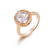 MxGxFam овальное женское кольцо из железа золотого цвета 18 k модные ювелирные изделия 2024 - купить недорого