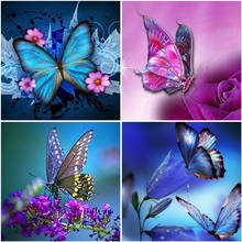 Full Square Round Drill Diamond Painting Butterfly Animals 5D Landscape Diamond Embroidery Mosaic Cross Stitch Home Decor Gift 2024 - buy cheap