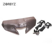ZORBYZ Motorcycle PC Windshield Windscreen Pare-brise Accessories For Yamaha MT-09 MT09 FZ-09 FZ09 2017 2018 2019 2024 - buy cheap
