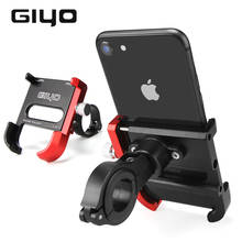 GIYO Aluminum Alloy Bicycle Phone Holder Mountain Road Bike Handlebar Clip Stand Mount Bike MTB Smartphone Holder Support 2024 - buy cheap