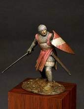 New Unassembled 1/32 54mm ancient officer man with sword stand  Resin Figure Unpainted Model Kit 2024 - buy cheap