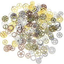 60pcs/lot Diy Vintage Charms Metal Zinc Alloy Gear Pendant Charms Mixed Steampunk Clock Gear Charms for Jewelry Making 2024 - buy cheap