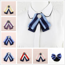 Quality Solid College Style Ladies Bowtie Women School Girl Student Cosplay Uniform Formal Accessories Cravat Office Butterfly 2024 - buy cheap