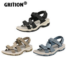 GRITION Womens Sandals Beach Outdoor Females Trekking Shoes Flat Fashion Casual Non Slip Breathable Summer Hiking 2021 Size 41 2024 - buy cheap