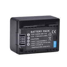 Batería BP-718 BP718 BP 718 para Canon, bp-718, BP-727, BP-709, VIXIA, HF, M50, M52, M500, R32, R40, R42, R50, R52, R300, R500, 1 ud. 2024 - compra barato