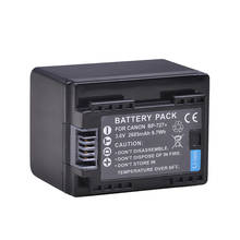 2685mAh BP-727 BP727 Battery for Canon BP 727, BP-718, BP-709, BP-745, VIXIA HF M50, HF M52, HF M500, HF R30, HF R32 Battery 2024 - buy cheap