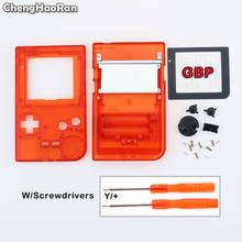 ChengHaoRan Full Set Clear Red Housing Shell Case Cover For Gameboy Pocket Game Console for GBP With Buttons Screw Drivers 2024 - buy cheap