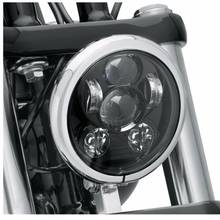 5.75" 5-3/4" Motorcycle Projector 45W LED Lamp Headlight For   Sportster 883 1200, Iron 883, Dyna, Street Bob FXDB 2024 - buy cheap