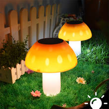 Waterproof Cute Mushroom Shape Solar Lights Pathway LED Landscape Yard Lamp LED Spot Light Garden Path Landscape Lights 2024 - buy cheap