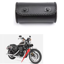 Universal Black Motorcycle Tool Bag Front Fork Handlebar Saddlebag Roll Barrel Racing Tail Barrel Storage 2024 - buy cheap