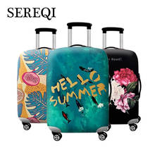 Sereqi novos acessórios de viagem bagagem de viagem capa protetora-caso protetor de mala stretchable adequado para 18-32 polegada caso 2024 - compre barato
