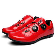 Удобная обувь для велоспорта с плюшевой подкладкой; Мужская уличная спортивная обувь для велосипеда; Профессиональная обувь для гоночного велосипеда; zapatillas 2024 - купить недорого
