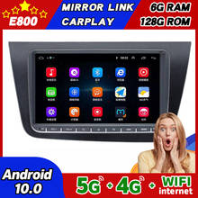 6GB Ram 128GB Rom 2Din Car Radio For Seat Altea 2010 GPS Navigation Android 10.0 Multimedia Player Autoradio Bluetooth Stereo 2024 - buy cheap