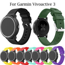 Correa de silicona de repuesto para reloj inteligente Huami Amazfit Bip, para garmin Vivoactive3 Forerunner 645 245Vivoactive 3 2024 - compra barato