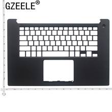 Gzeele palmdescanso para laptop, dell xps 15 9560 precisão 5520 p56f sem touchpad aq1u1000101 0y2f9n moldura capa superior para teclado 2024 - compre barato