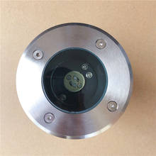 10 шт. 5 Вт Dimmable COB GU10 MR16 светодиодный напольный подземный светильник для сада, подземный светильник, ландшафтный светильник AC85V-265V/DC12V 2024 - купить недорого