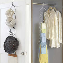 Multi-layer Hanging Chain Storage Hook Hat Scarf Organizer Hooks Ties Bag Holder Door Hanger Wardrobe Hanging Rack 2024 - buy cheap