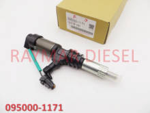 Оригинальный дизельный инжектор общей топливной системы 095000-1170, 095000-1171 Для FUSO 6M60T ME300330 2024 - купить недорого