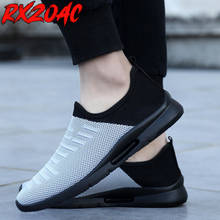 Thick Bottom Mens Running Shoes Low Top Mesh Sports Shoes Man Slip on Walking Shoes Big Size Sock Sneakers for Men Sport Shoe J9 2024 - buy cheap