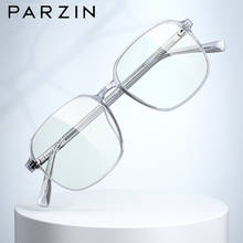 PARZIN-Gafas de ordenador con bloqueo de luz azul para hombre y mujer, lentes transparentes antiuv para videojuegos, 15797 2024 - compra barato