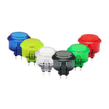 6pcs Original Sanwa OBSC-30 Push Buttons colorful clear button for arcade jamma mame game parts 6 colors available 2024 - buy cheap