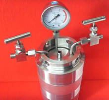 Hydrothermal synthesis Autoclave Reactor vessel +inlet outlet gauge 100ml 6Mpa Top Quality 2024 - buy cheap