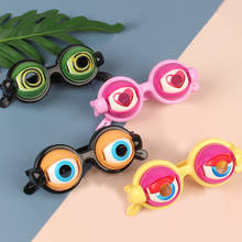 1pc Crazy Eyes Creative Stunt Glasses Toys Stress Relief Prank Glasses Funny Selfie Props Children Birthday Party Gifts 2024 - buy cheap