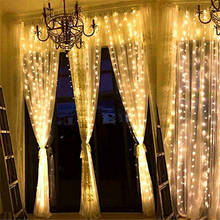 3X3M Led Curtain Fairy String Light Led Christmas Light Garland Wedding venue set exhibition decoration star light string 5z 2024 - buy cheap