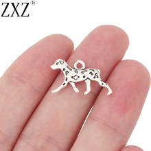 ZXZ-Colgante de perro de plata tibetana, cuentas de doble cara para DIY, collar, pulsera, pendientes, accesorios para hacer joyas, 30 Uds. 2024 - compra barato