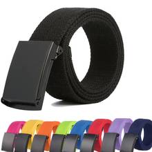 Men Female Belts Military Nylon Adjustable Belt Men Outdoor Travel Tactical Waist Belt With Metal Buckle for Pants 120cm 2024 - buy cheap