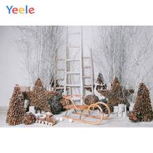 Yeele Christmas Photocall Nut Pine Star Sled Branch Photography Backdrops Personalized Photographic Backgrounds For Photo Studio 2024 - buy cheap