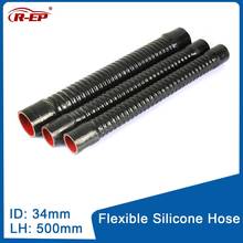R-EP Flexible Silicone Hose ID 34mm Flexible for Cold Air Intake High Temperature  Rubber Joiner Tube New Silicone  Air Intake 2024 - buy cheap