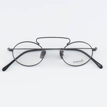Retro Titanium Optical Glasses Frames Men Gold Eyewear Frames Women Myopia Eyeglasses Top Quality Prescription Spectacles Frames 2024 - buy cheap