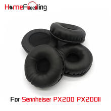 Homefeeling-almohadillas para los oídos Sennheiser PX200 PX200II, almohadillas para los oídos, redondas, universales, piezas de repuesto de cuero 2024 - compra barato