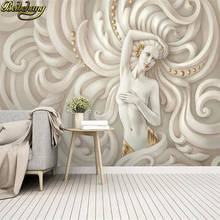 Beibehang-papel de pared personalizado para sala de estar, Fondo de sofá, escultura en relieve para paredes, papel pintado con foto 3D 2024 - compra barato