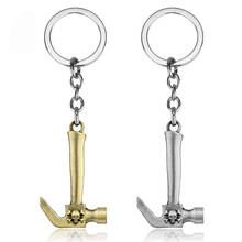 3D Mini Hammer Iron Pick Shape Keychain Pliers Shovel Pendant Keyring Jewelry Fashion Enamel Car Key Holder Gifts Trinket 2024 - buy cheap