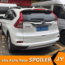 For HONDA CR-V Spoiler 2012-15 CRV spoiler with light High Quality ABS Material Car Rear Wing Primer Color Rear Spoiler 2024 - buy cheap