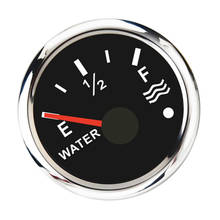 Indicador de nivel de agua para tanque de agua, 240-33 ohmios, negro/cromado, marino/barco/RV 2024 - compra barato