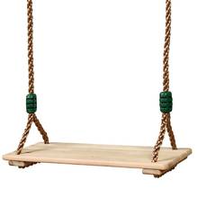 Christmas Gift Adults and children Swing Wooden Toy Swing with Rope Toys Kids Indoor Outdoor Playhouse Wooden Garden Swings 2024 - buy cheap