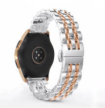 Металлический ремешок для Samsung Galaxy Watch 46 мм 42 мм Gear S3 frontier, браслет из нержавеющей стали для Huawei Watch 46 мм 42 мм 22 мм 20 мм 2024 - купить недорого