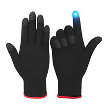 1 par mão capa controlador de jogo para suor prova não-risco sensível ao toque tela de jogo dedo polegar luvas luva 2024 - compre barato