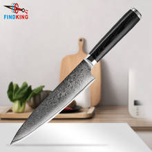 FINDKING-cuchillo de cocina profesional Mikata, utensilio con mango de cuchillo de acero de Damasco, 8 pulgadas, 67 capas, de acero damasco 2024 - compra barato