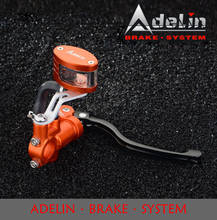 Adelin-bomba de freno hidráulico para motocicleta Suzuki, Kawasaki, Honda y Yamaha, cilindro maestro de freno Universal de 17,5 MM, 17,5x18MM, PX-1G 2024 - compra barato