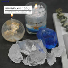 500g Hard Crystal Wax High Melting Point Jelly Wax Korean Hard Transparent Wax Scented Candle DIY Material Wax Raw Material 2024 - buy cheap